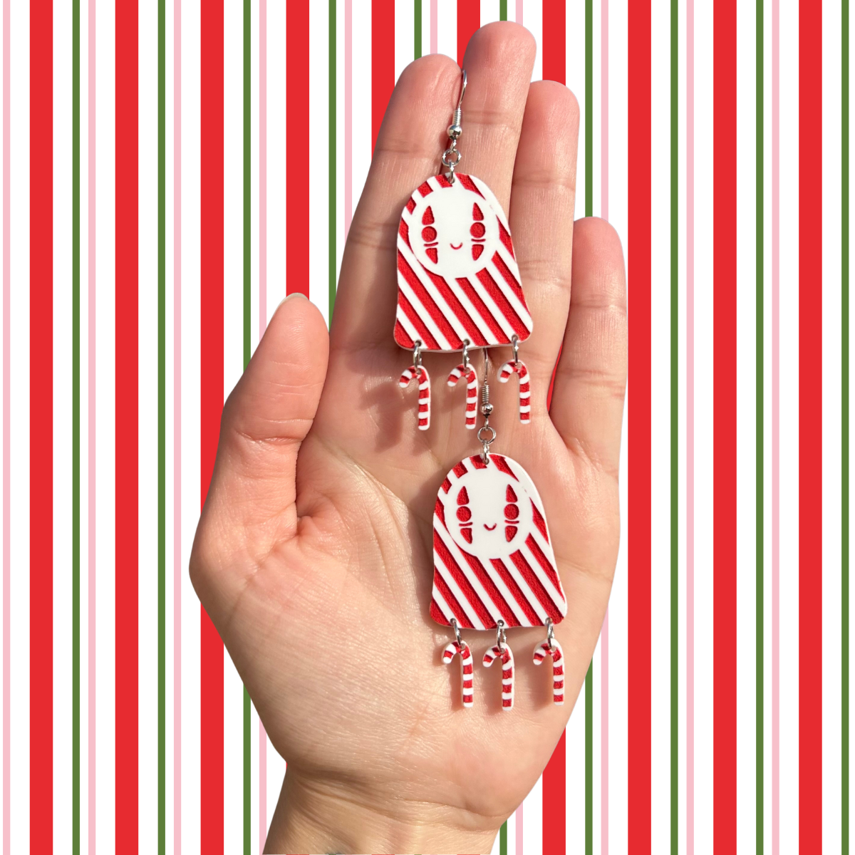 candy cane no face