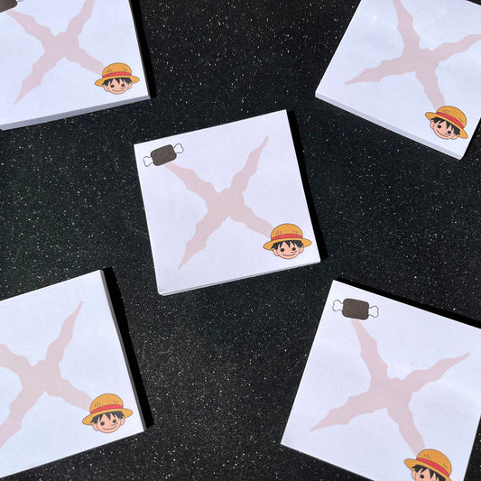 b grade straw hat sticky notes