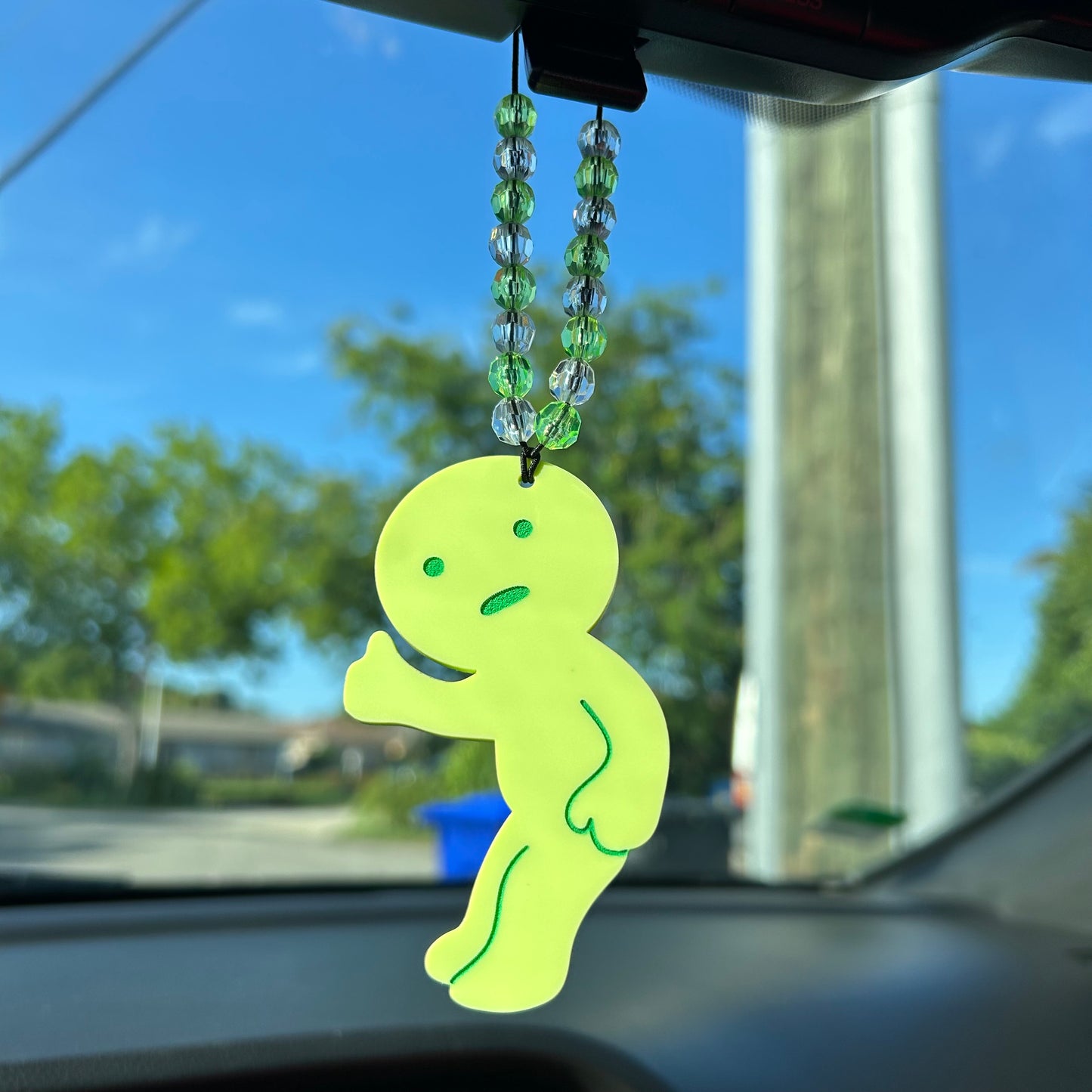 thumbs up car charm