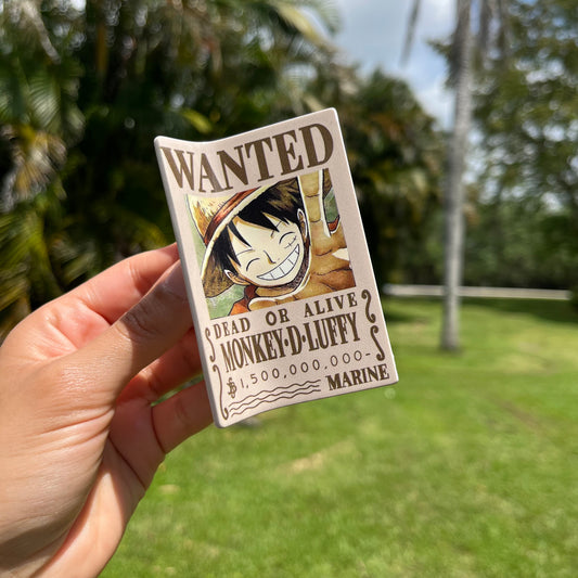 wanted poster claw clip